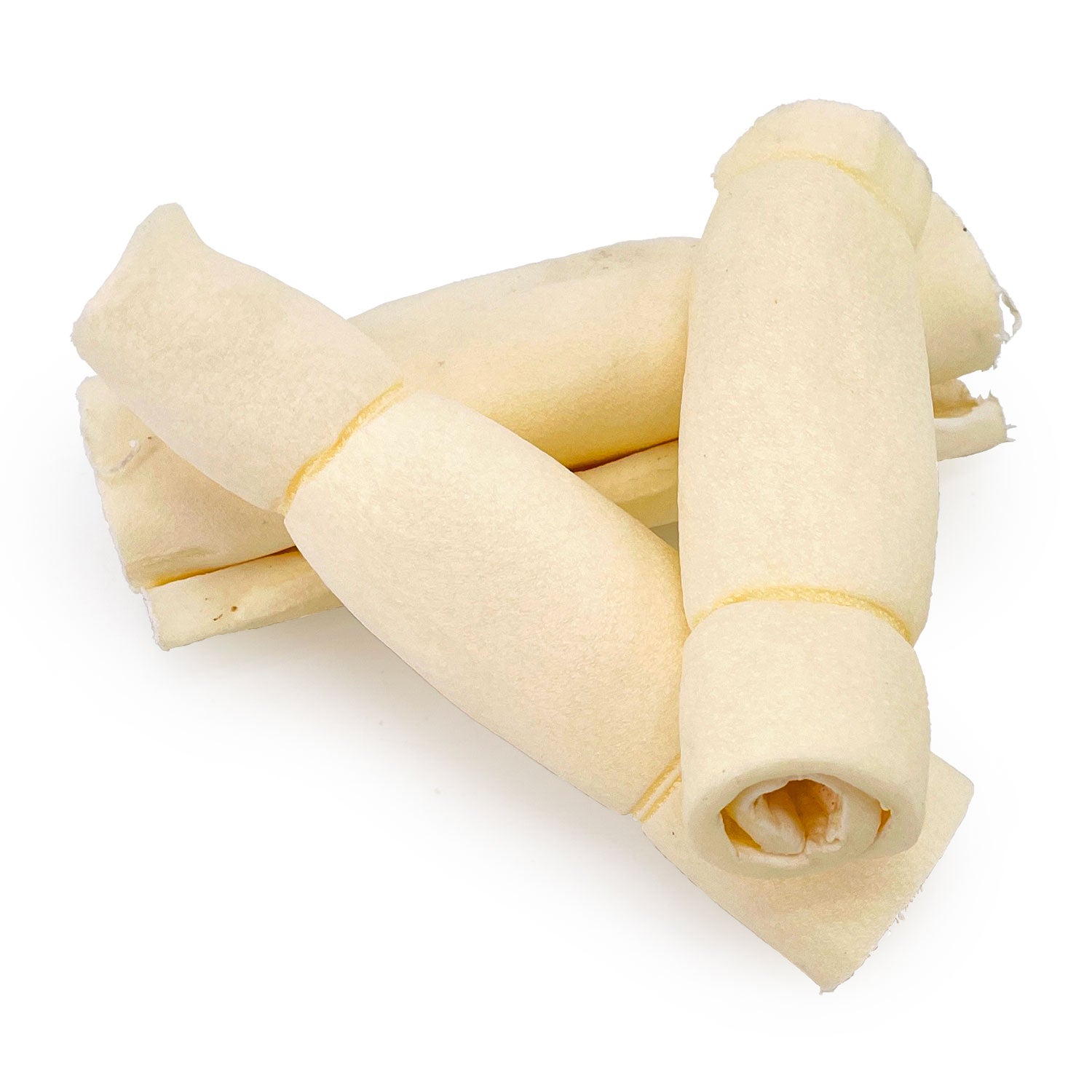 ValueBull Beef Cheek Rolls, Varied Shape Dog Chews, 6 Inch, 5 Pounds Bulk Pack - Cheek Roll - 5 Pound