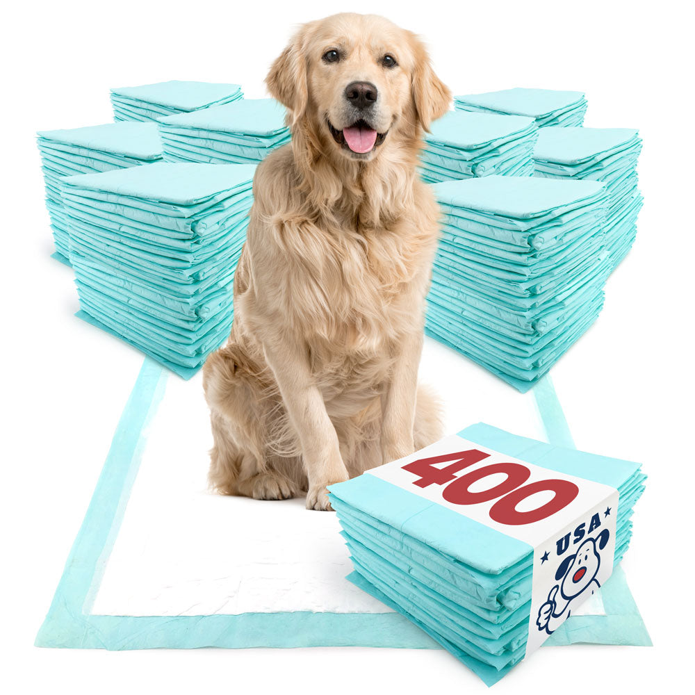 ValuePad USA Plus Puppy Pads, Extra Large 28x36 Inch, 400 Count Wholesale Pack - 400 Count,X-Large