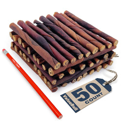 ValueBull USA Collagen Twists Dog Chews, 5 Inch, Natural Long-Lasting Dog Treats, 50 Count