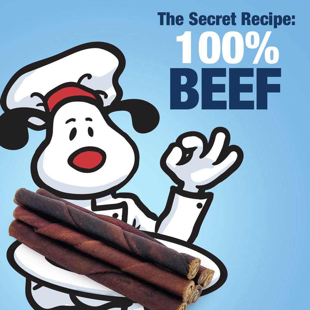 ValueBull USA Collagen Twists Dog Chews, 5 Inch, Natural Long-Lasting Dog Treats, 50 Count - 50 Count