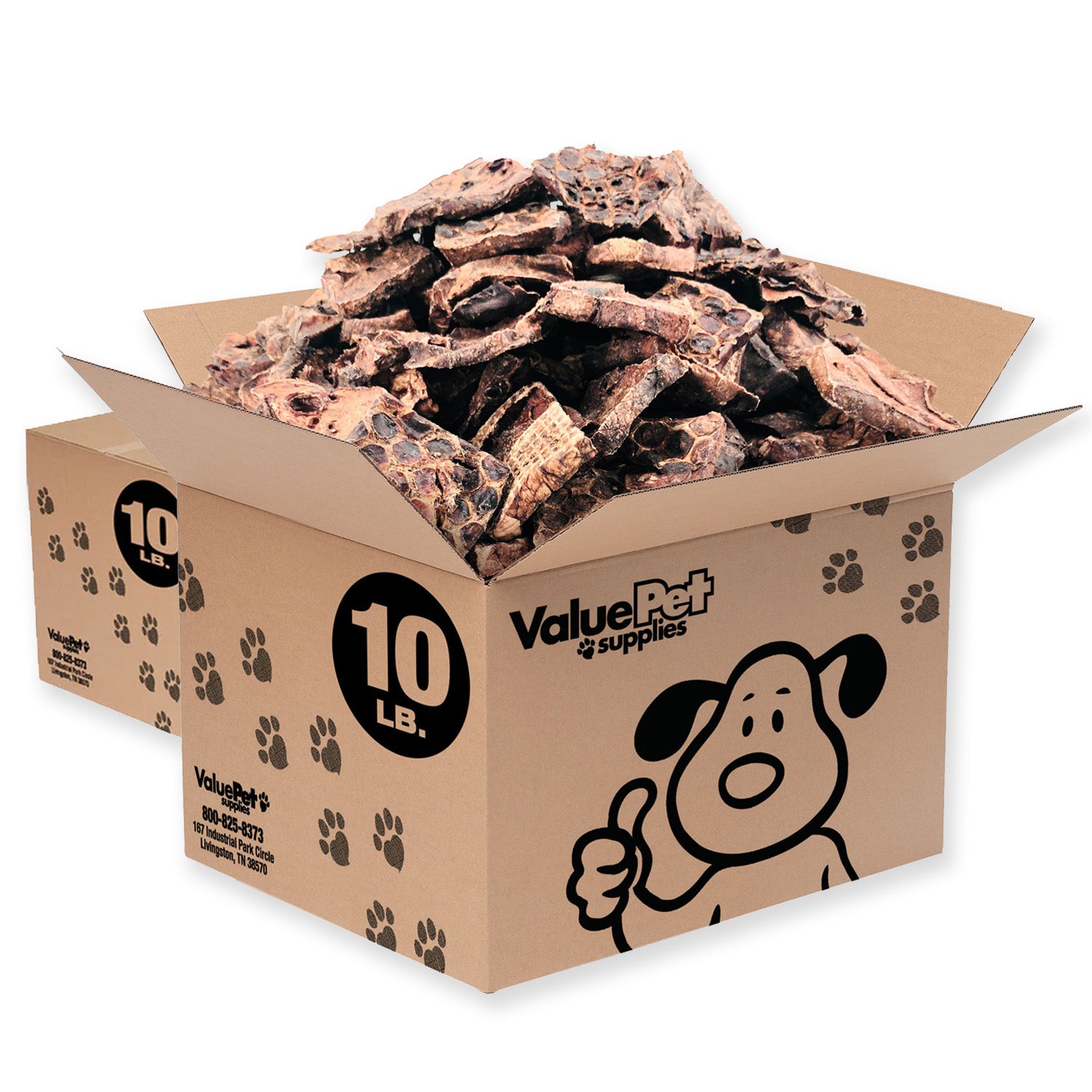 ValueBull Lamb Lung Wafers for Dogs, Premium 20 lb Bulk Pack