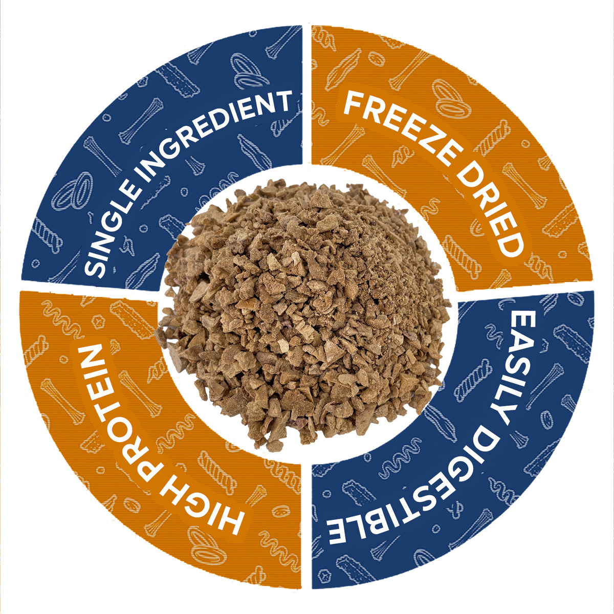 ValueBull USA Freeze Dried Lamb Liver Food Topper for Dogs & Cats, 4 Pound - Liver - 4 Pound