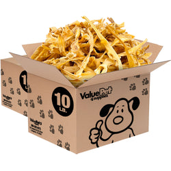 ValueBull Cheek Slices, Premium Lamb Dog Chews, Varied Shapes, 20 Pounds Bulk Pack - Varied - 20 Pound