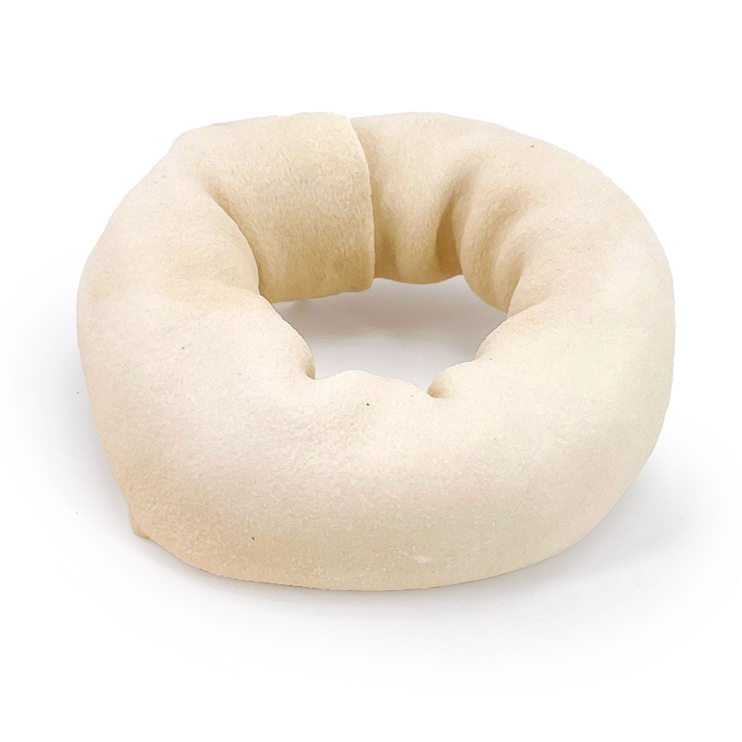 ValueBull USA Beef Rawhide Donut Rings, Premium Thick Cut, 10 Count - Donut - 10 Rings