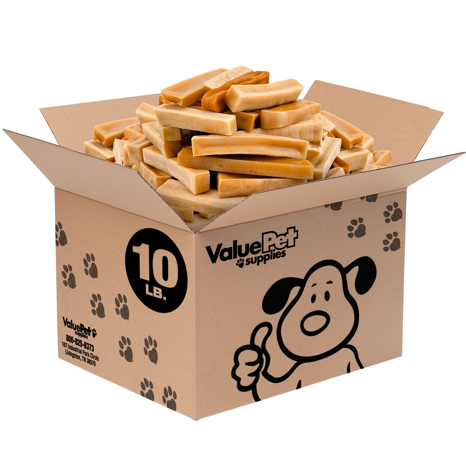 ValueBull Himalayan Yak Cheese Dog Chews, Medium, 10 lb Bulk Pack - Medium - 10 LB