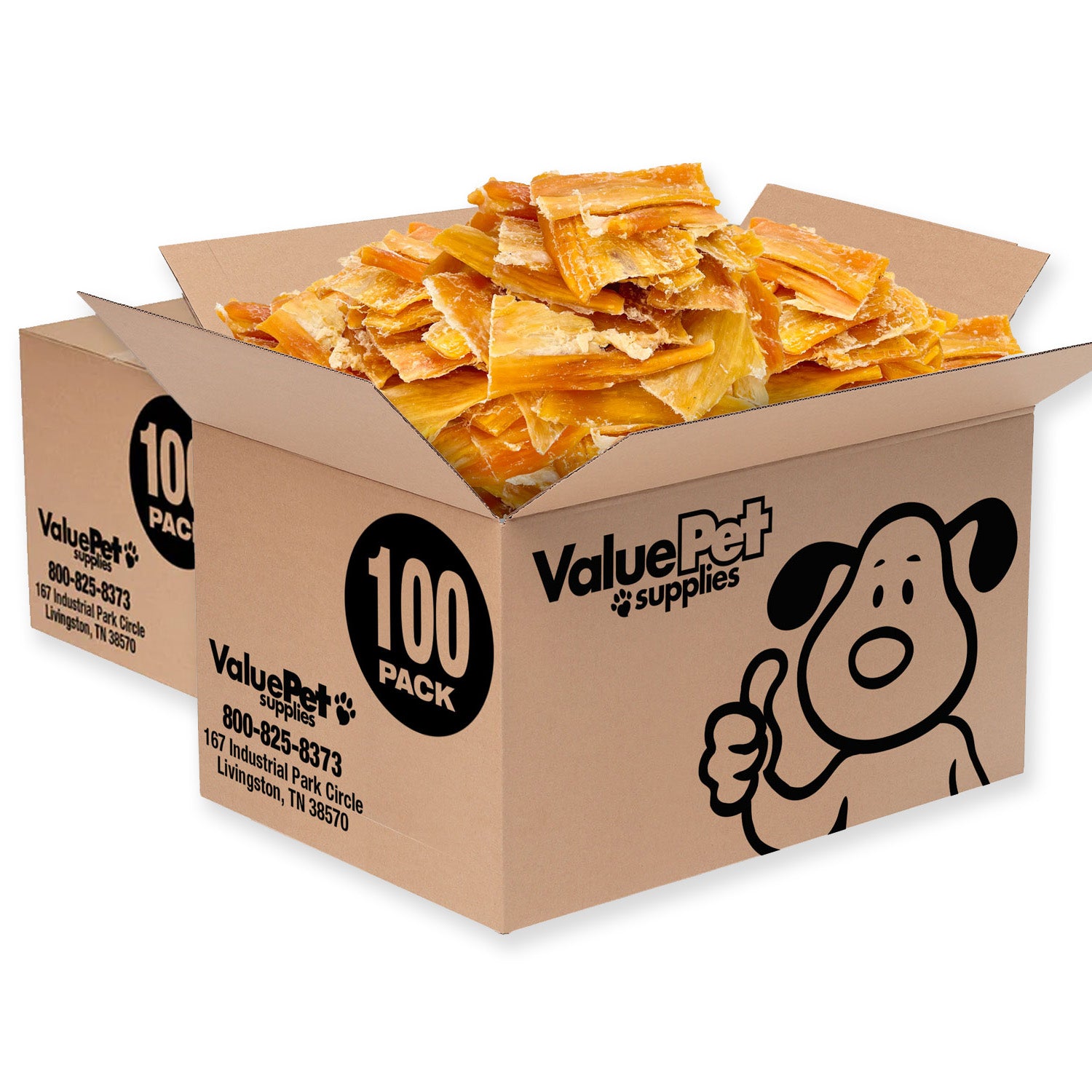 ValueBull Beef Backstrap Tendons, Premium, 200 Count Bulk Pack