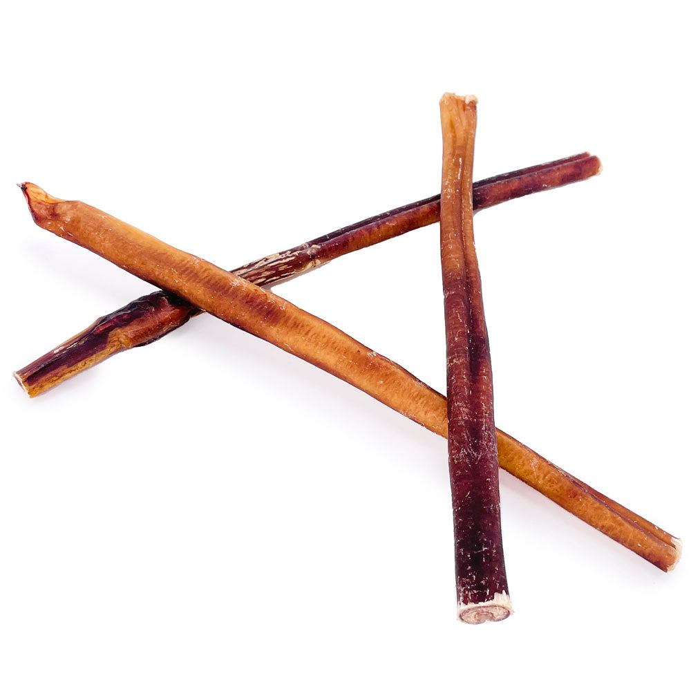 ValueBull USA Bully Sticks for Large Dogs, Thick 12 Inch, 100 Count Bulk Pack - Thick - 100 Sticks
