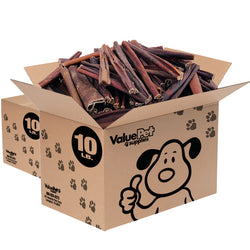 ValueBull Collagen Sticks for Dogs, Varied Shape & Size Chews, Natural Long-Lasting Dog Treats, 20 Pound Bulk Pack - Varied - 20 Pound