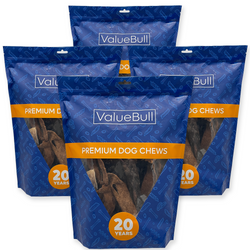 ValueBull Hairy Goat Ears for Dogs, 100 Count - Goat - 100 Ears
