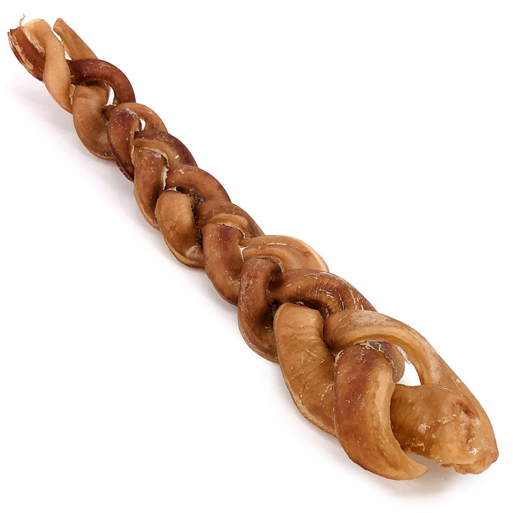 ValueBull Braided Bully Sticks for Large Dogs, Thick 12 Inch, 10 Count - Thick - 10 Braids
