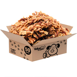 ValueBull Braided Bully Sticks for Large Dogs, Thick 12 Inch, 50 Count Wholesale Pack - Thick - 50 Braids