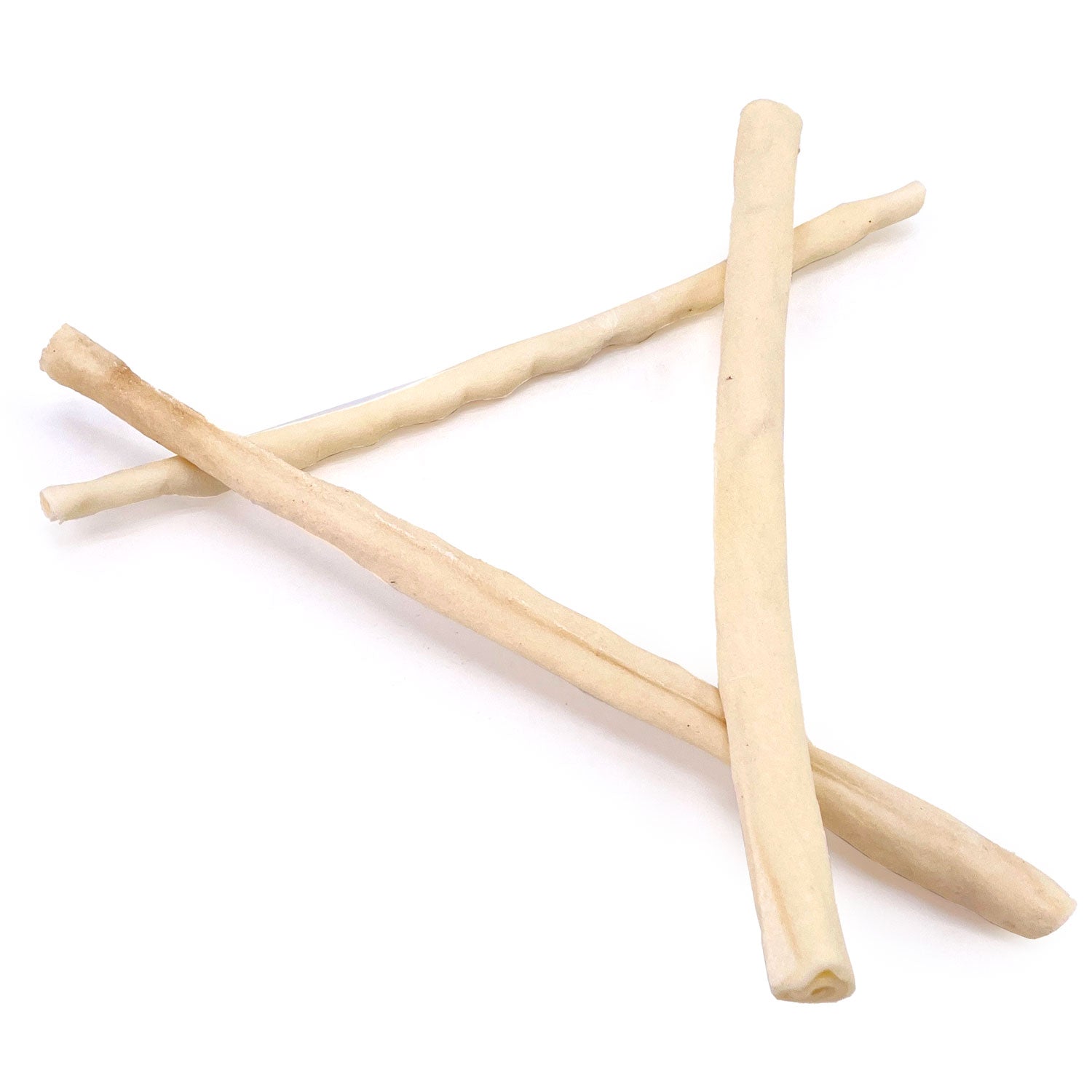ValueBull USA Retriever Rolls for Small Dogs, Premium Rawhide, Thin 10 Inch, 100 Count Bulk Pack - Natural - 100 Rolls