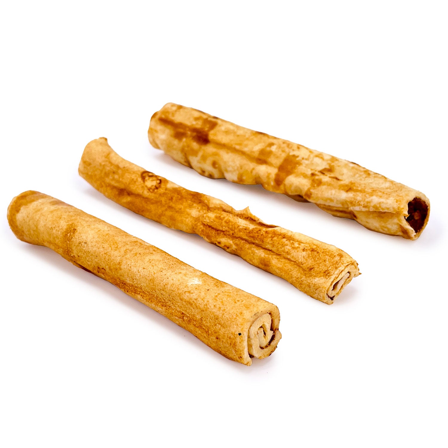 ValueBull USA Beef Rawhide Retriever Rolls, Thin 5-6 Inch, Chicken, 10 ct