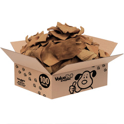 ValueBull USA Rawhide Chips, Smoked, 100 Count Bulk Pack