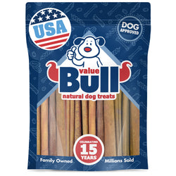 ValueBull USA Collagen Sticks for Dogs, 4-6 Inch Varied Chews, Natural Long-Lasting Dog Treats, 1 Pound - 1 Pound
