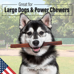ValueBull USA Collagen Sticks for Dogs, 12 Inch Jumbo Chews, Natural Long-Lasting Dog Treats, 200 Count Bulk Pack - 1 Count (Pack of 200),Jumbo