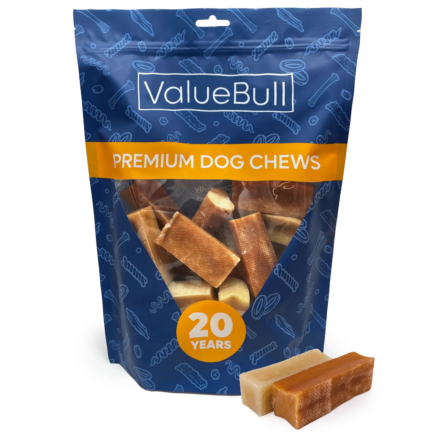 ValueBull Himalayan Yak Cheese Dog Chews, Small, 2 lb - Small - 2 LB