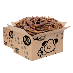ValueBull Duck Feet for Dogs, 200 Count Bulk Pack