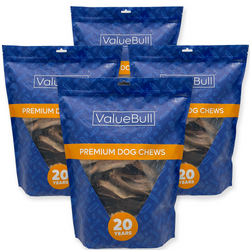 ValueBull Hairy Lamb Ears for Dogs, 100 Count