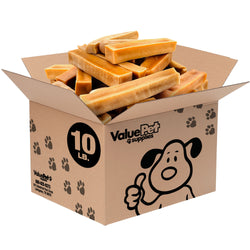 ValueBull Himalayan Yak Cheese Dog Chews, Extra Large, 10 lb Bulk Pack - X-Large - 10 LB
