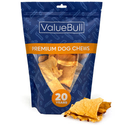 ValueBull USA Rawhide Chips, Chicken Infused, 1 Pound - Chicken,1 Pound (Pack of 1)