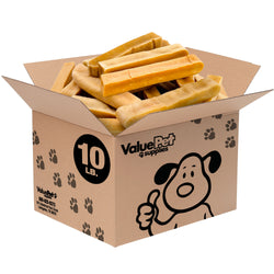 ValueBull Himalayan Yak Cheese Dog Chews, Extra Extra Large, 10 lb Bulk Pack