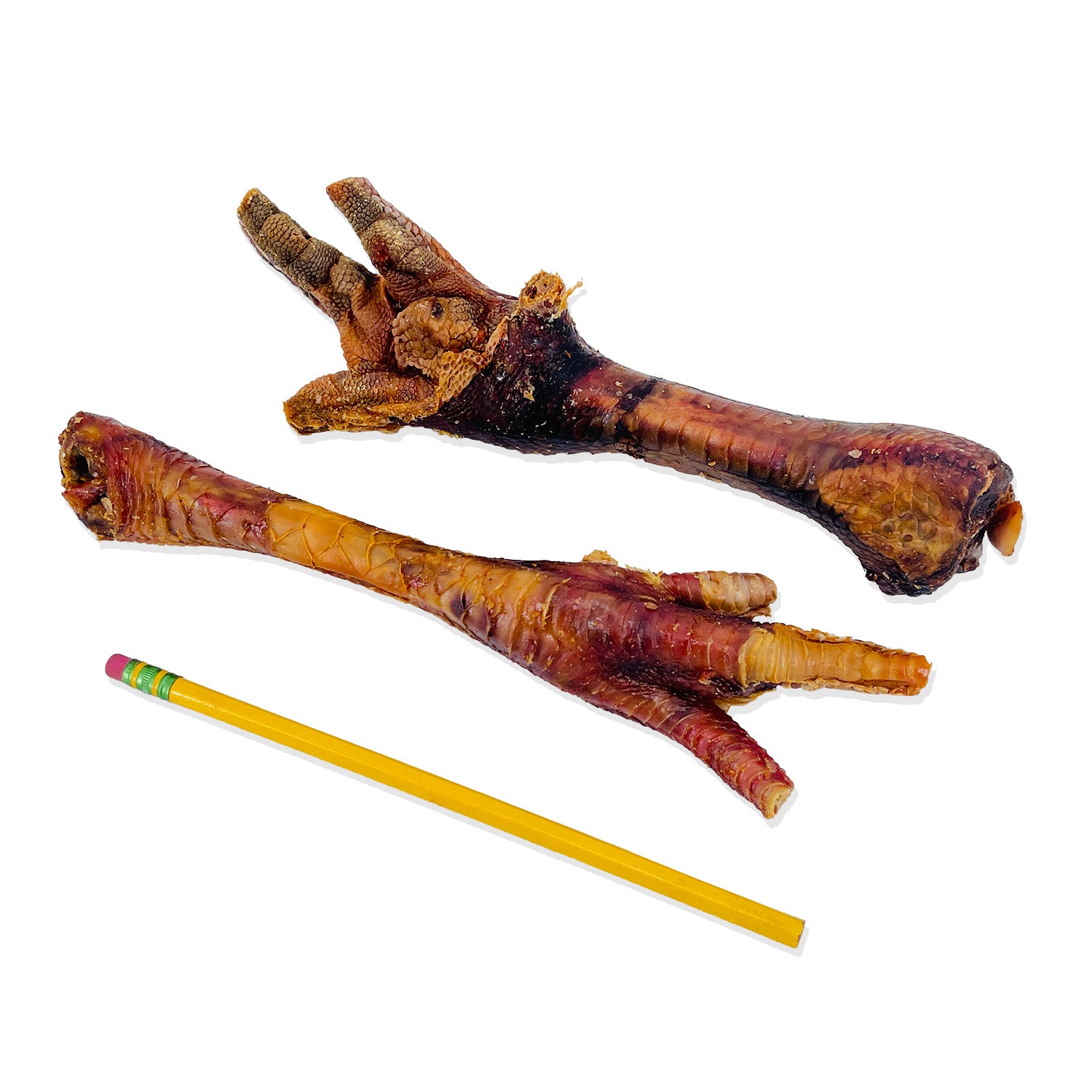 ValueBull Turkey Feet for Dogs, 100 Count Wholesale Pack - Turkey - 100 Feet