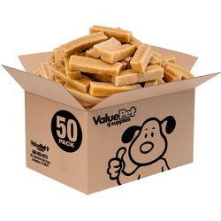 ValueBull Himalayan Yak Cheese Dog Chews, Small, 50 ct Bulk Pack