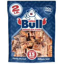 ValueBull Beef Trachea Bites, Premium, 2 Pounds