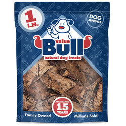 ValueBull NZ Lamb Lung Dog Chews, Sliced, 1 Pound
