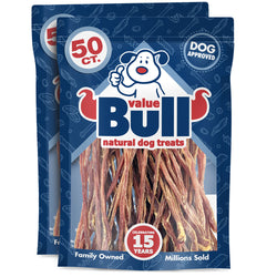 ValueBull USA Lamb Pizzles Sticks Dog Chews, 6-9 Inch, 100 Count