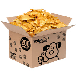 ValueBull USA Rawhide Chips, Chicken Infused, 200 Count Bulk Pack - Chicken - 200 Chips