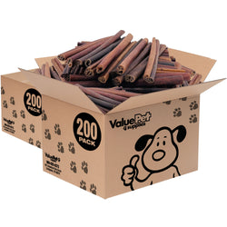 ValueBull Collagen Sticks, Long Lasting Beef Dog Chews, Healthy & Safe, Jumbo 12 Inch, 400 Count WHOLESALE PACK