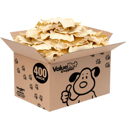 ValueBull USA Rawhide Chips, 400 Count Bulk Pack