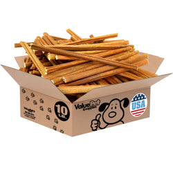 ValueBull USA Collagen Sticks for Dogs, 7-12 Inch Varied Chews, Natural Long-Lasting Dog Treats, 10 Pound Bulk Pack - Varied - 10 Pound
