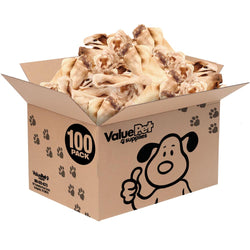 ValueBull Cow Ears, Varied Sizes/Shapes, 100 Count Bulk Pack - Beef - 100 Ears
