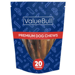 ValueBull Bully Sticks for Large Dogs, Jumbo 6 Inch, 10 Count