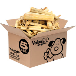 ValueBull Cow Tails, Varied Shapes, 5 Pounds Bulk Pack