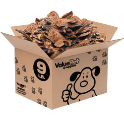 ValueBull Lamb Lung Dog Chews, Sliced, 9 Pounds Bulk Pack - Lung - 9 Pound