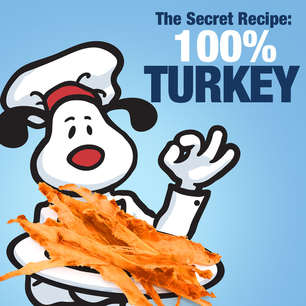 ValueBull USA Turkey Tendons Dog Treats, 1 Pound - 1 Pound