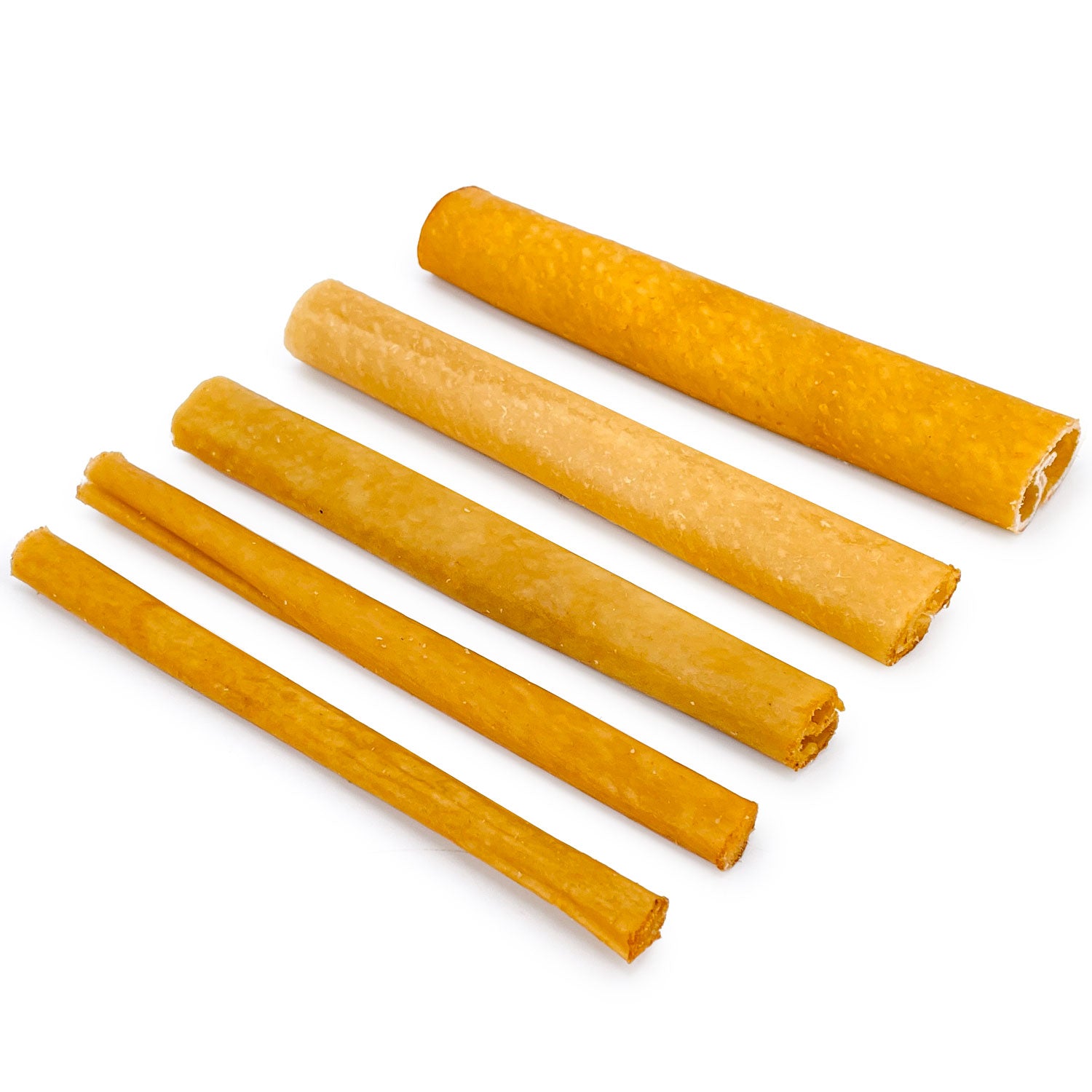 ValueBull USA Pig Skin Retriever Rolls, 6 Inch, Smoked, 200 Count Bulk Pack - 6" Rolls - 200 Sticks