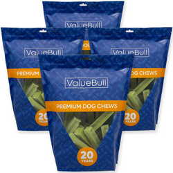 ValueBull Himalayan Yak Cheese Dog Chews, Mint, Large, 100 Count Wholesale Pack - Mint - 100 Bars