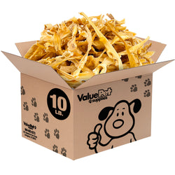 ValueBull Cheek Slices, Premium Lamb Dog Chews, Varied Shapes, 10 Pounds Bulk Pack - Varied - 10 Pound