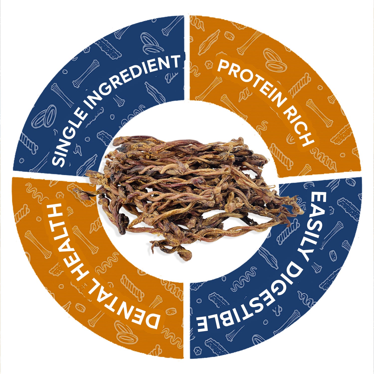 ValueBull Pizzle Twist Dog Chews, Premium Lamb, 40 Count - Lamb - 40 Pizzles