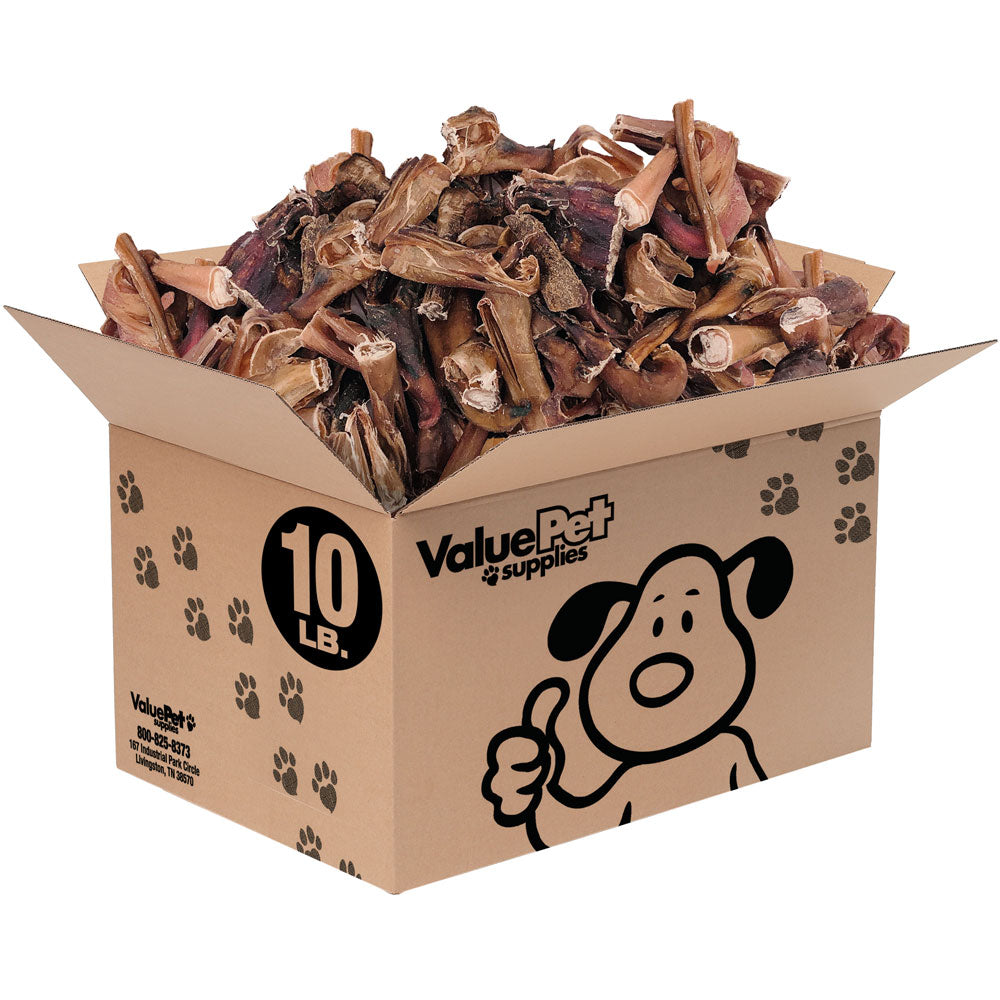ValueBull Bully Stick Bits for Small Dogs, Natural Dog Chews, 10 Pounds Bulk Pack