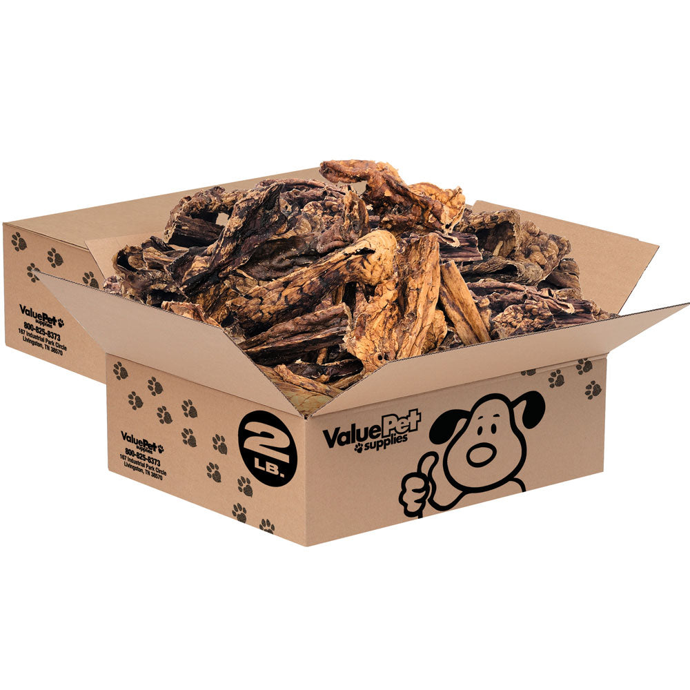 ValueBull Lamb Lung Sticks, Premium 4 Pounds Bulk Pack