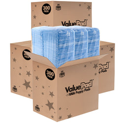 ValuePad USA Puppy Pads, Medium 22x23 Inch, 1,200 Count Wholesale Pack