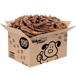 ValueBull Duck Feet for Dogs, 100 Count Bulk Pack