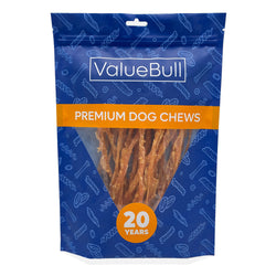 ValueBull USA Turkey Tendons Dog Treats, 8 Ounce