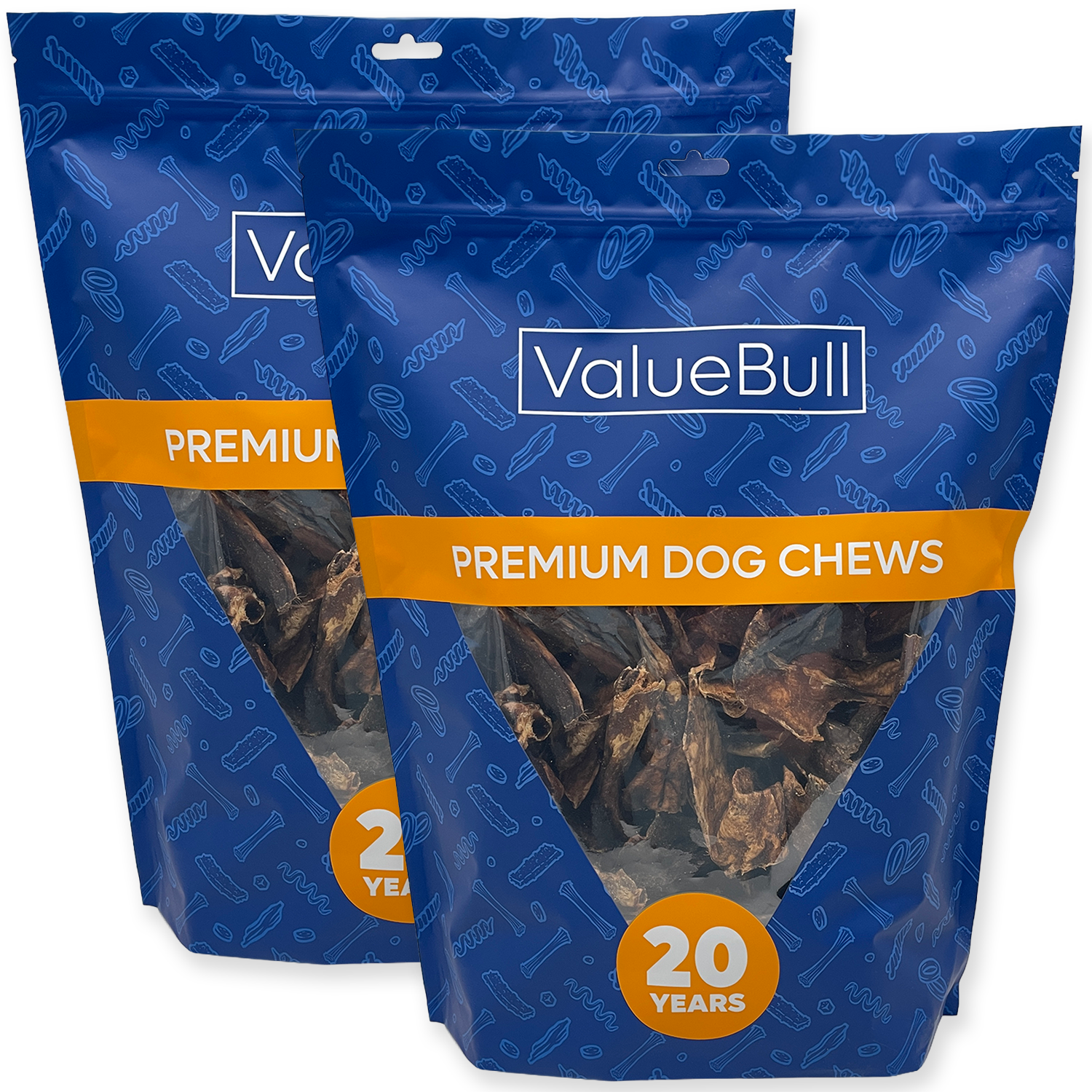 ValueBull Lamb Lung for Dogs, Varied Shapes and Sizes, 4 Pound - 4